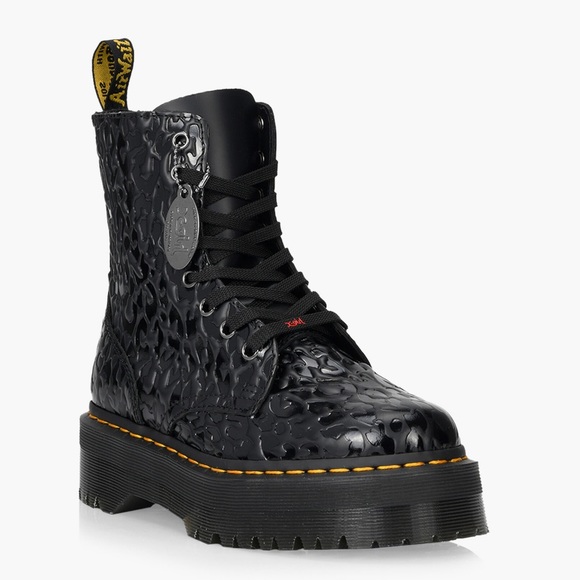 Dr. Martens Shoes - Dr Martens x X Girl leopard jadon boots